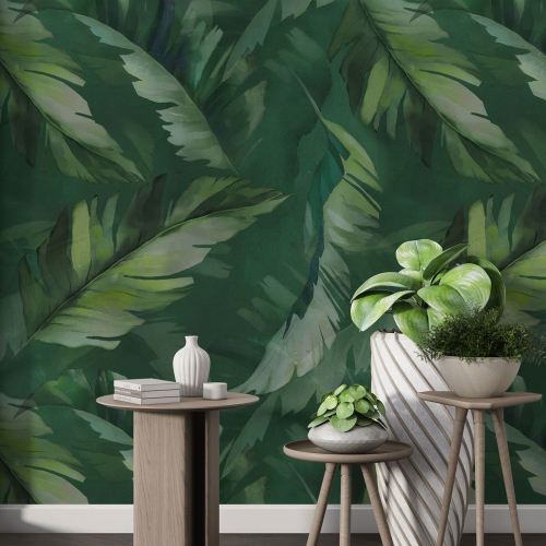 Papier peint motif XL - Motif botanique