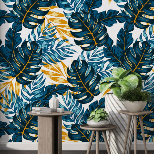 Papier peint motif XL - Motif botanique