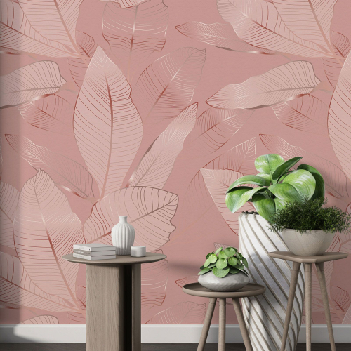 Papier peint motif XL - Motif botanique