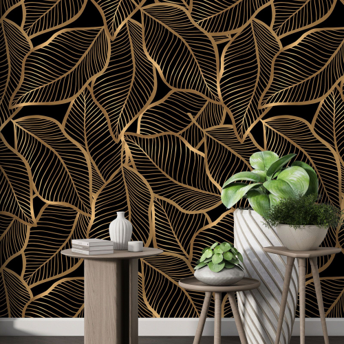 Papier peint motif XL - Motif botanique