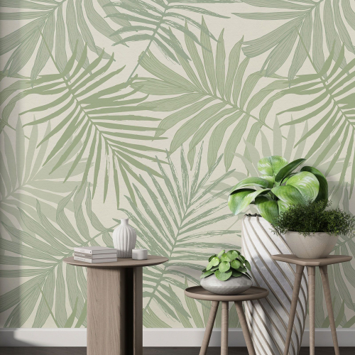 Papier peint motif XL - Motif botanique