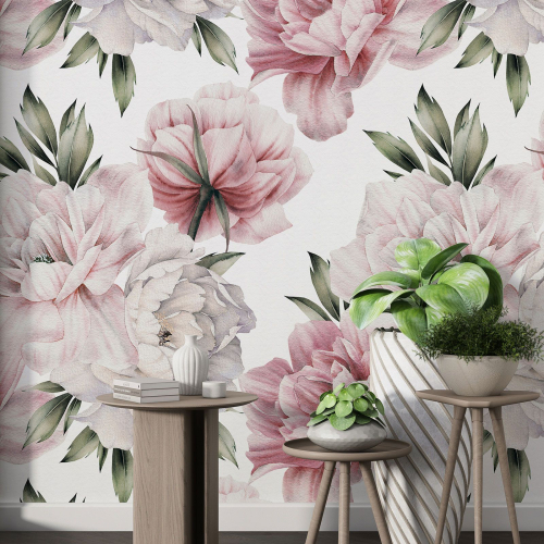 Papier peint motif XL - Motif floral