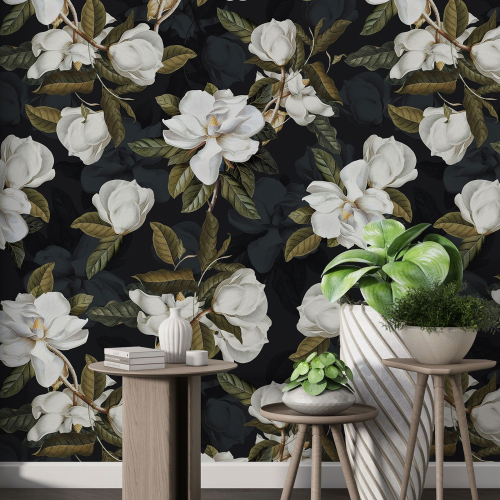 Papier peint motif XL - Motif floral
