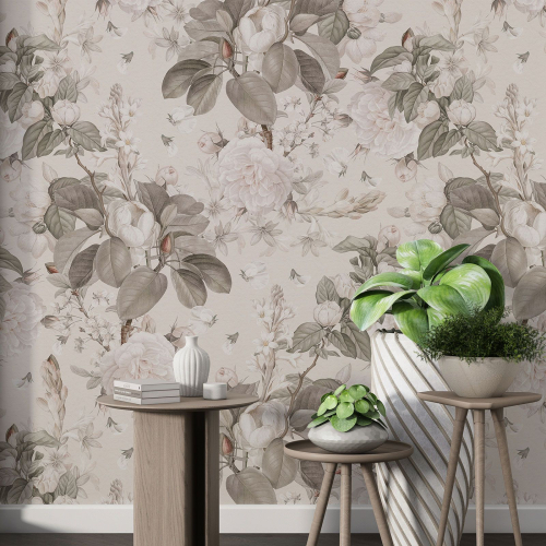 Papier peint motif XL - Motif floral