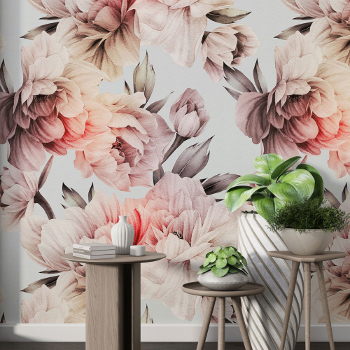 Papier peint motif XL - Motif floral