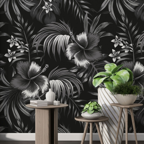 Papier peint motif XL - Motif floral