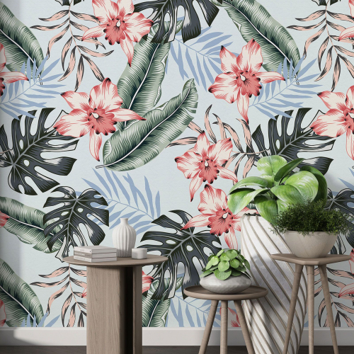 Papier peint motif XL - Motif floral