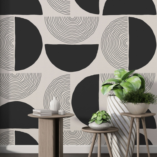 Papier peint motif XL - Motif géométrique