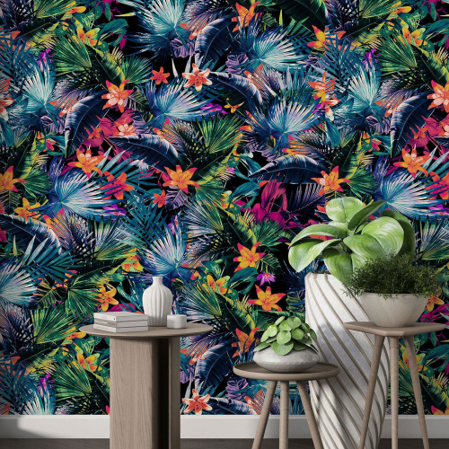 Papier peint motif XL - Motif tropical