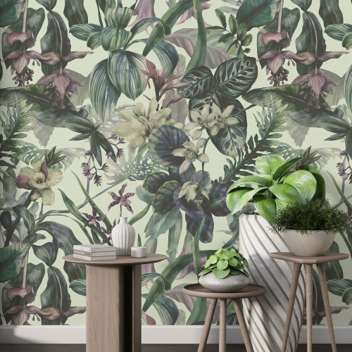 Papier peint motif XL - Motif tropical