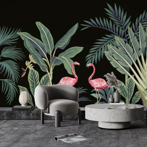 Papier peint panoramique - Animaux de la Jungle
