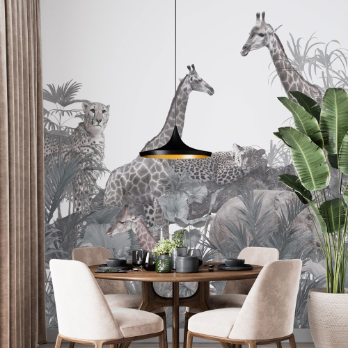 Papier peint panoramique - Animaux de la Jungle
