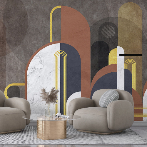 Papier peint panoramique - Arches Design