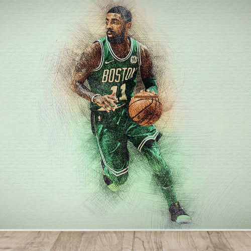Papier peint panoramique Basket / Basket-ball - Joueur