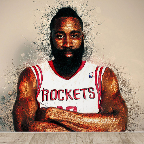 Papier peint panoramique Basket / Basket-ball - Joueur