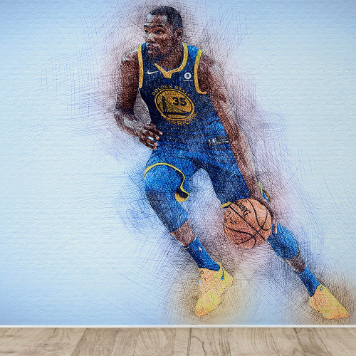 Papier peint panoramique Basket / Basket-ball - Joueur