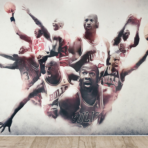 Papier peint panoramique Basket / Basket-ball - Joueurs
