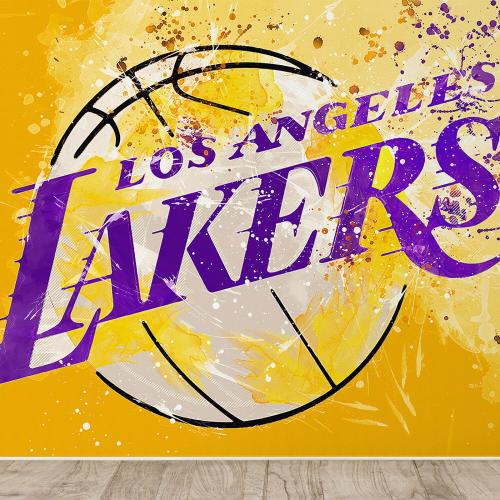 Papier peint panoramique Basket / Basket-ball - LOS ANGELES Lakers