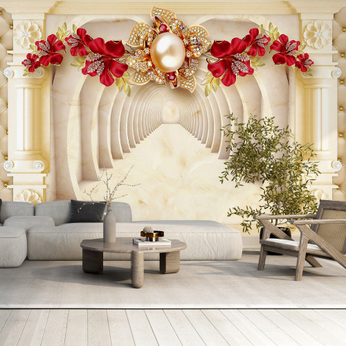 Papier peint panoramique - Colonnade 3D