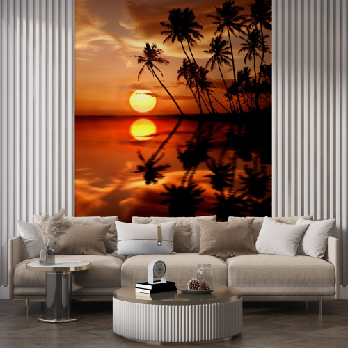 Papier peint panoramique - Couché de soleil