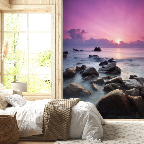 Papier peint panoramique - Couché de soleil