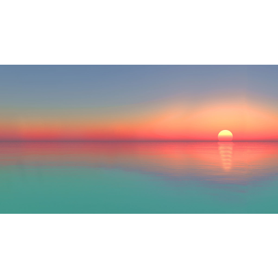Papier peint panoramique - Couché de soleil