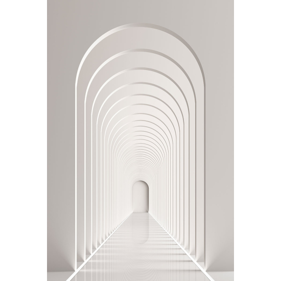 Papier peint panoramique - Couloir arcades