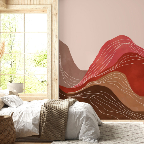 Papier peint panoramique - Désert Boho