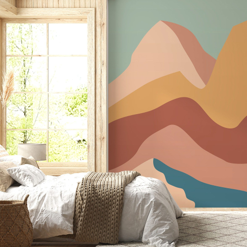 Papier peint panoramique - Désert Boho