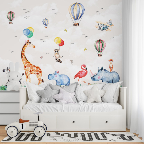 Papier peint panoramique Enfants - Animaux