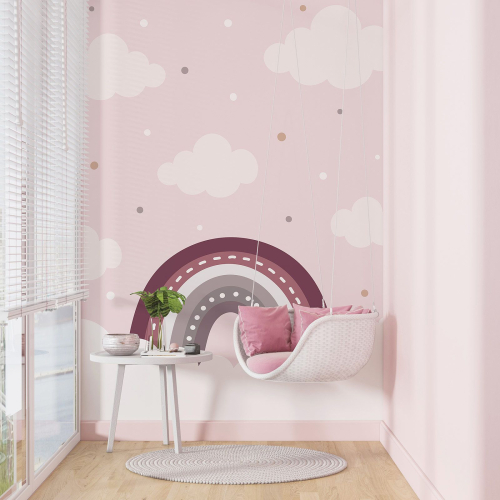 Papier peint panoramique Enfants - Arc-en-Ciel