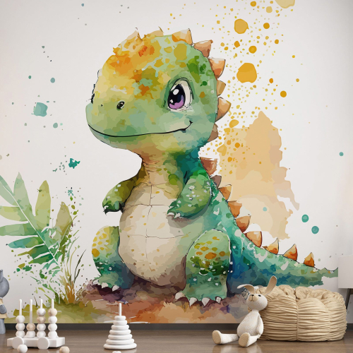 Papier peint panoramique Enfants - Bébé Dinosaure