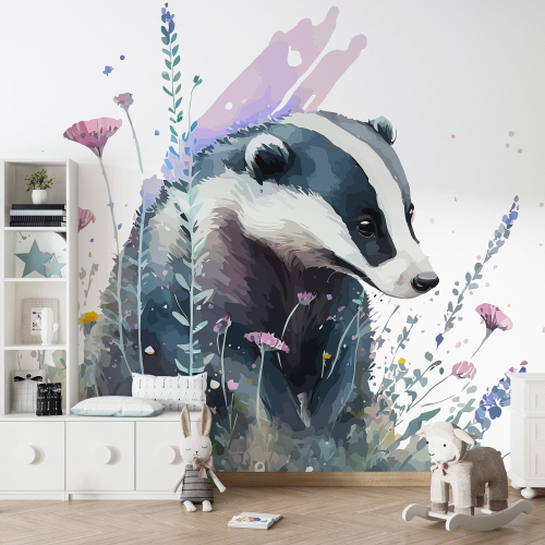Papier peint panoramique Enfants - Blaireau