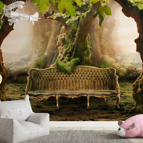 Papier peint panoramique Enfants - Canapé romantique