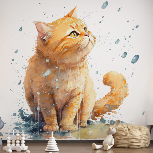 Papier peint panoramique Enfants - Chat