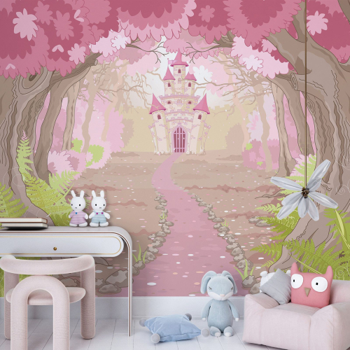 Papier peint panoramique Enfants - Château