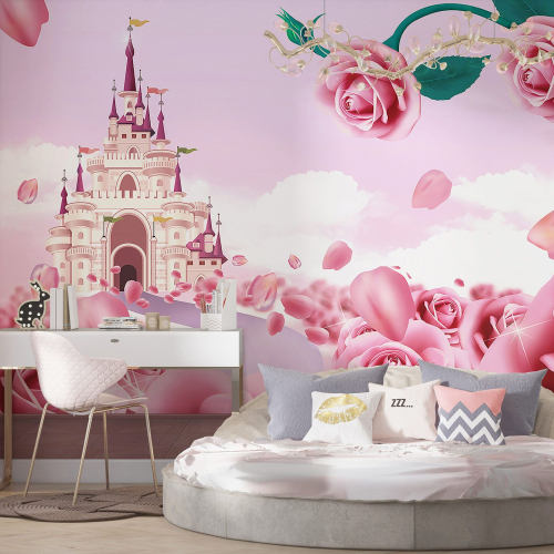 Papier peint panoramique Enfants - Château