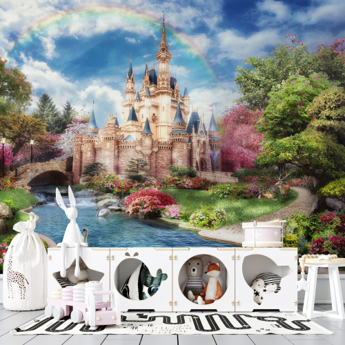 Papier peint panoramique Enfants - Château Enchanté