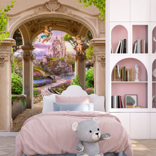 Papier peint panoramique Enfants - Château Enchanté