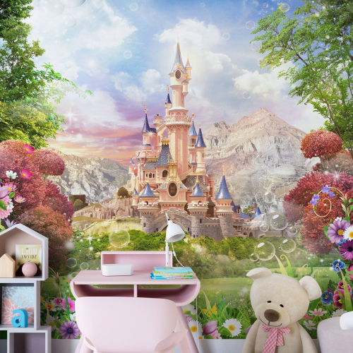 Papier peint panoramique Enfants - Château Enchanté