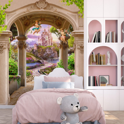 Papier peint panoramique Enfants - Château Enchanté