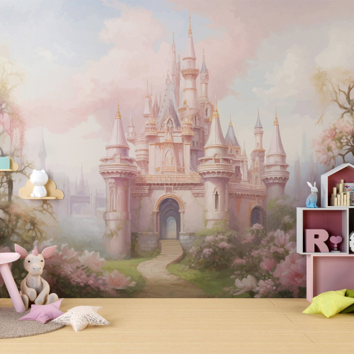 Papier peint panoramique Enfants - Château Enchanté