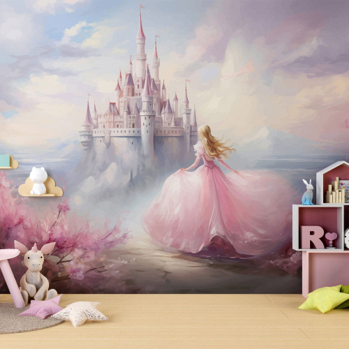 Papier peint panoramique Enfants - Château Enchanté