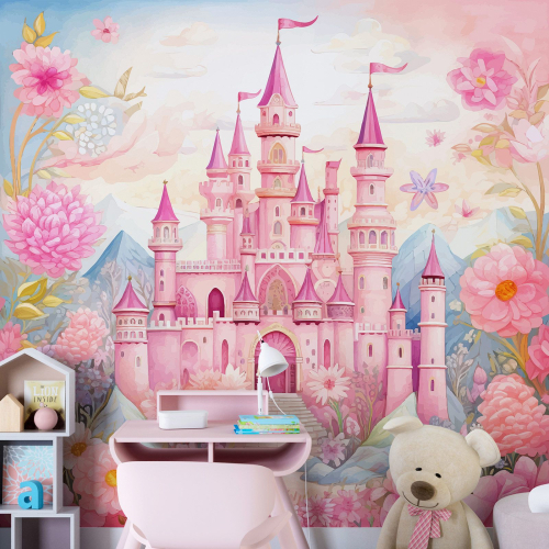 Papier peint panoramique Enfants - Château Enchanté