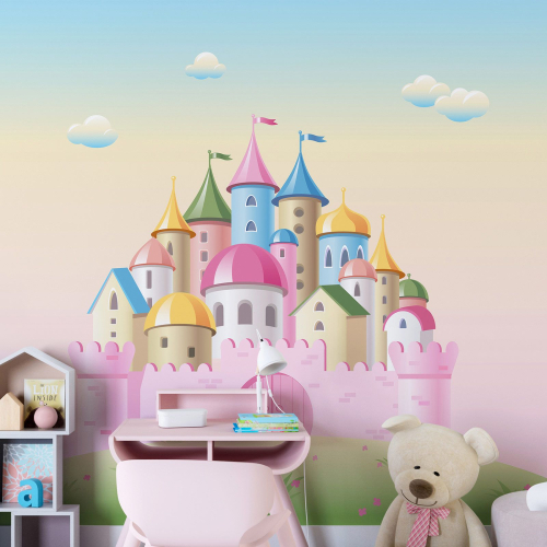Papier peint panoramique Enfants - Château Enchantée