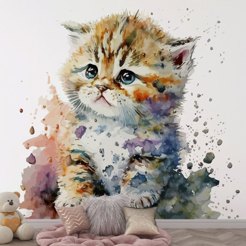 Papier peint panoramique Enfants - Chaton