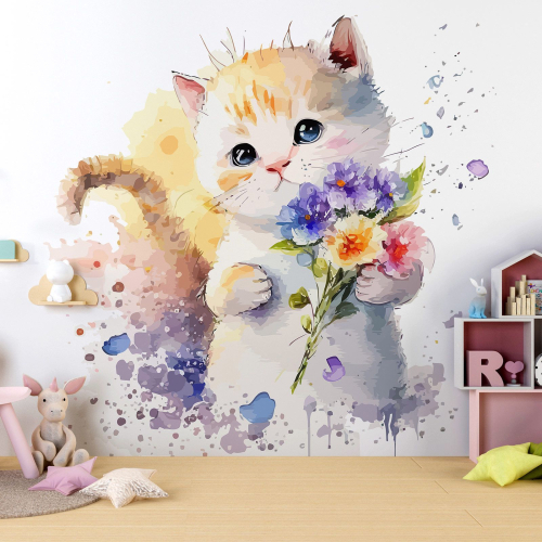 Papier peint panoramique Enfants - Chaton