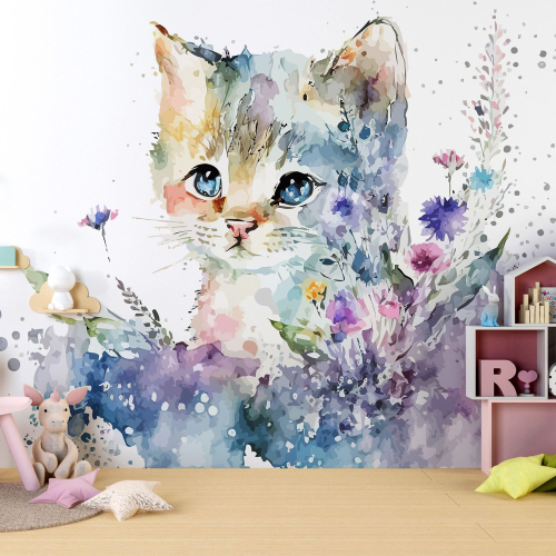 Papier peint panoramique Enfants - Chaton