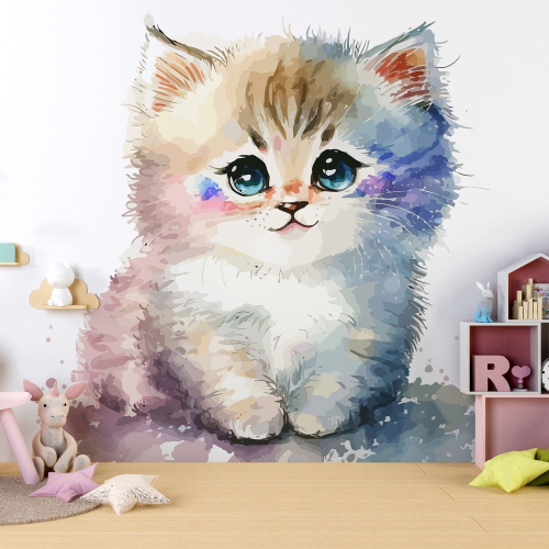 Papier peint panoramique Enfants - Chaton