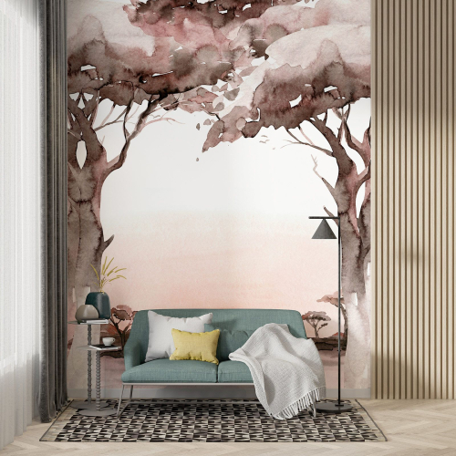 Papier peint panoramique Enfants - Couché de soleil